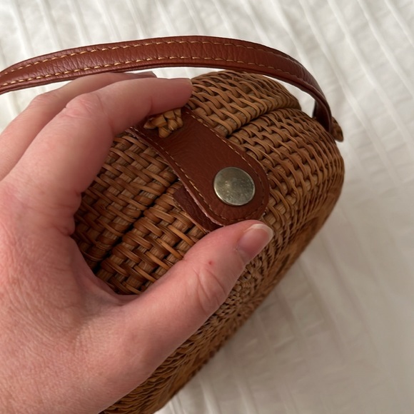 NWOT rattan circle bag - Picture 2 of 5